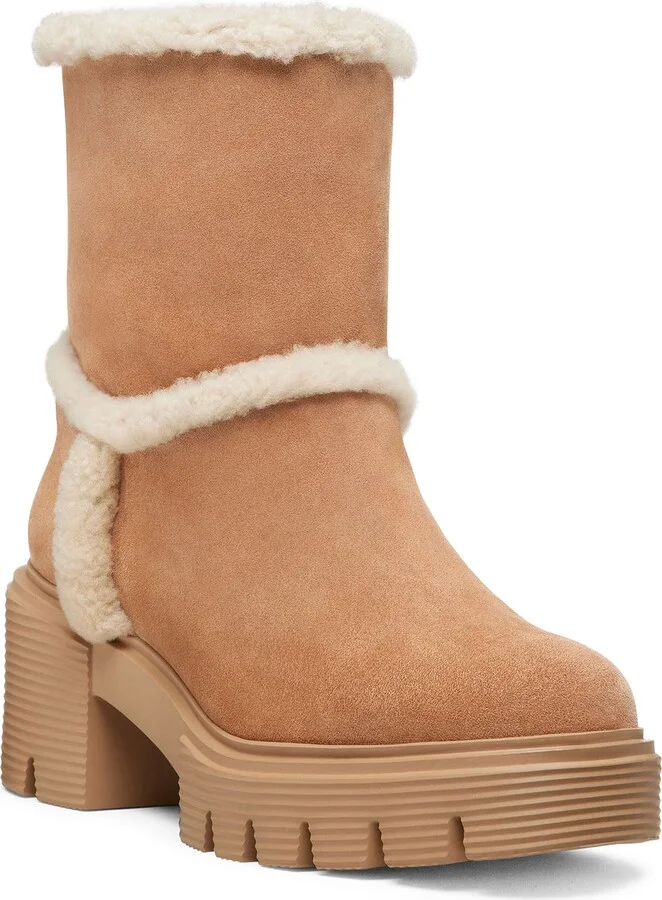 Lennox Genuine Shearling Bootie