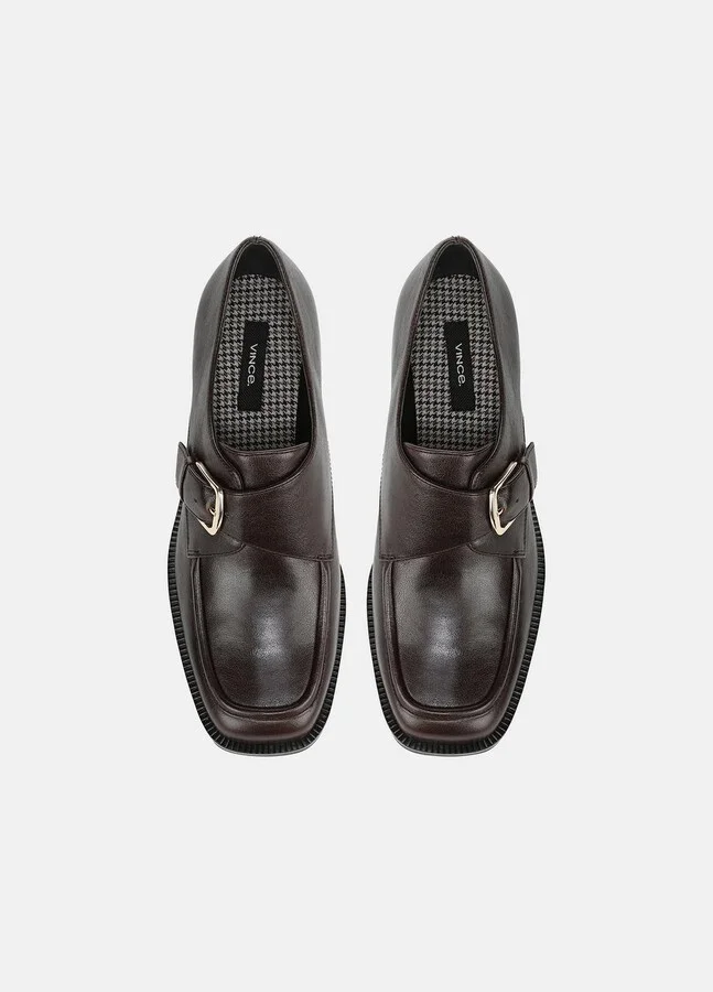 Lennox Leather Heeled Monk-Strap Loafer - Image 4