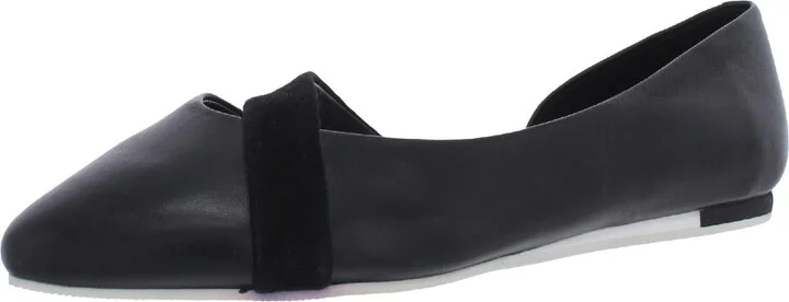 Lennox Womens Leather Slip On D'Orsay