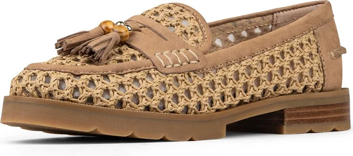 Lenny Woven Raffia Tassel Loafer - Image 7