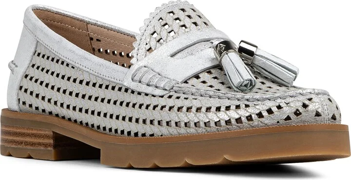 Lenny Woven Tassel Loafer