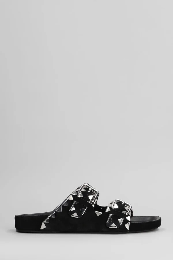 Lennyo Flats In Black Suede