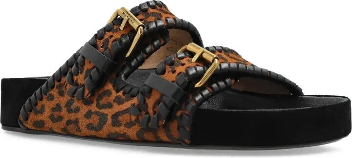 Lennyo leopard-print sandals - Image 2