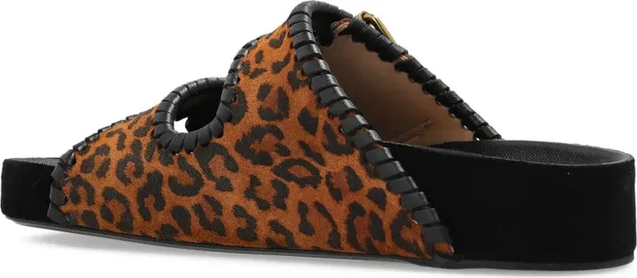 Lennyo leopard-print sandals - Image 3