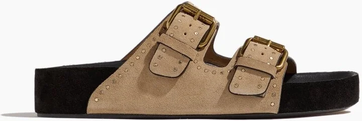 Lennyo Sandal in Light Beige