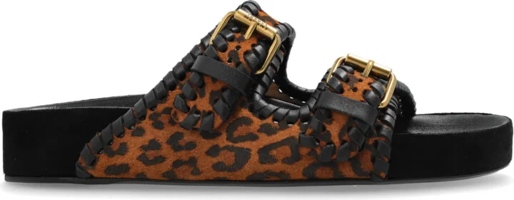 "Lennyo" Slides, , - Brown