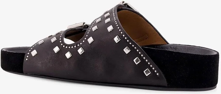 Lennyo Studded Leather Sandals - Image 2