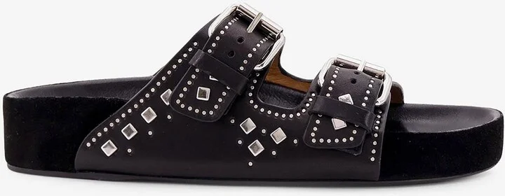Lennyo Studded Leather Sandals