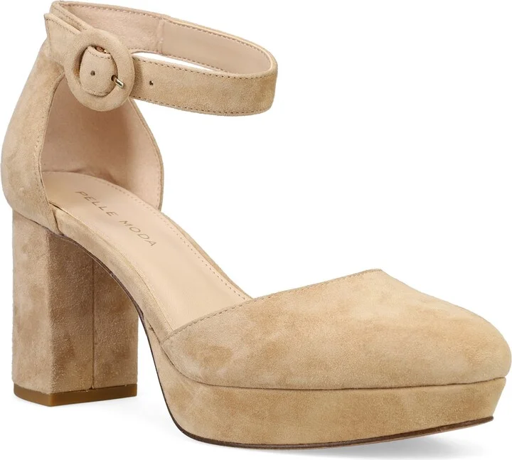 Lenor Block Heel Platform Pump