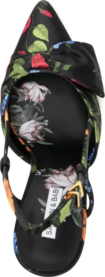Lenox 90mm floral-print pumps - Image 4