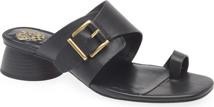 Lenqua Toe Loop Block Heel Sandal