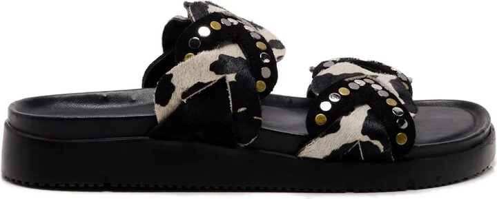 Leo Genuine Calf Hair Sandal - Image 3