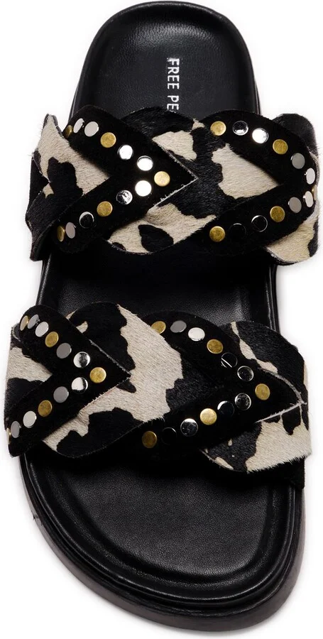 Leo Genuine Calf Hair Sandal - Image 5