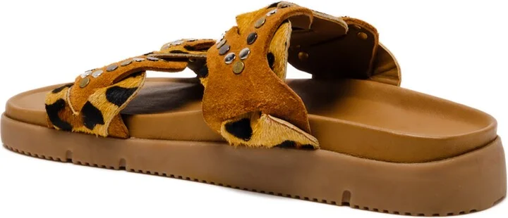 Leo Genuine Calf Hair Sandal - Image 7