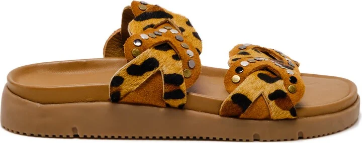 Leo Genuine Calf Hair Sandal - Image 8