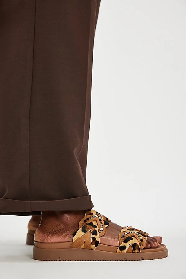 Leo Hair Hide Sandals - Image 4