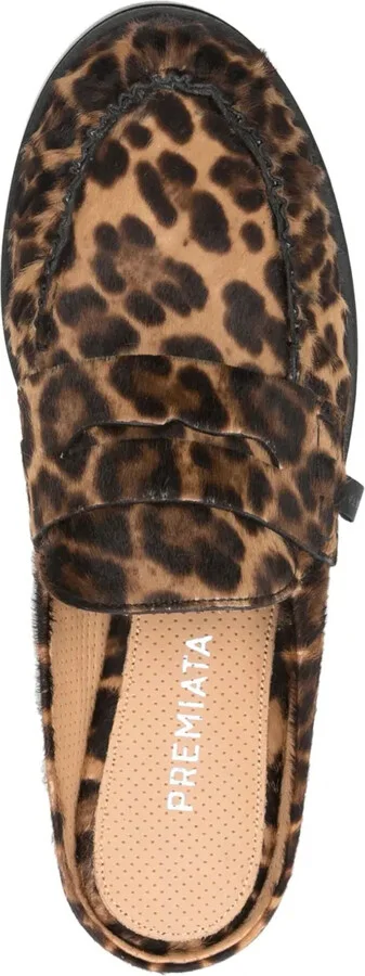Leo-Print Mules - Image 4