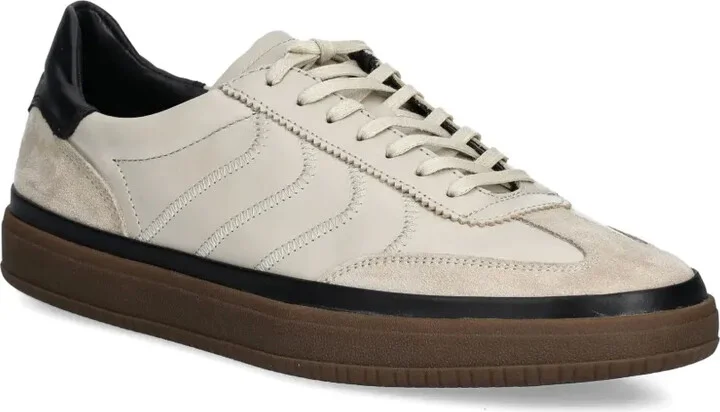 Leo suede-panelling sneakers - Image 2