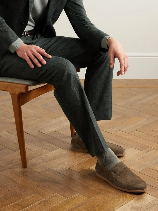 Leo Suede Penny Loafers - Image 2