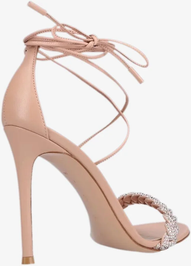 Leomi 100 Crystal Embellished Sandals - Image 2