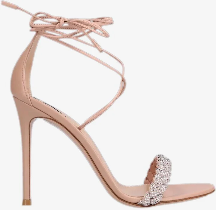 Leomi 100 Crystal Embellished Sandals