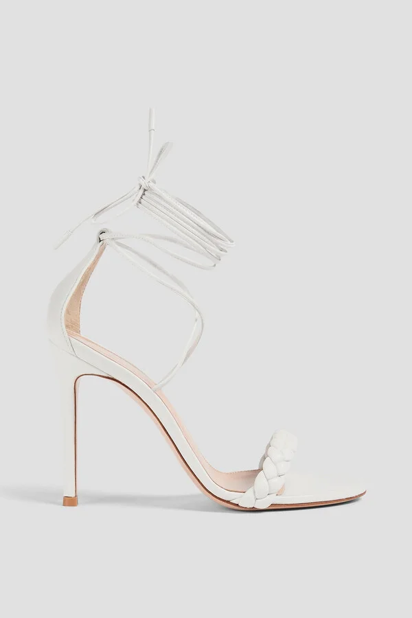 Leomi braided leather sandals