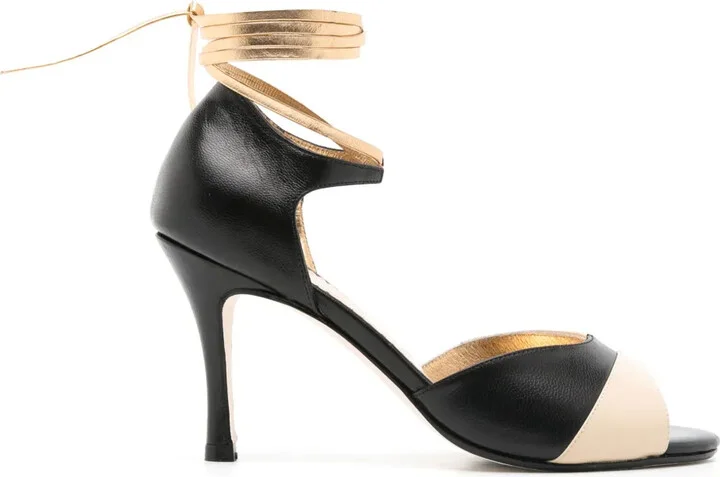 Léon 75mm leather pumps