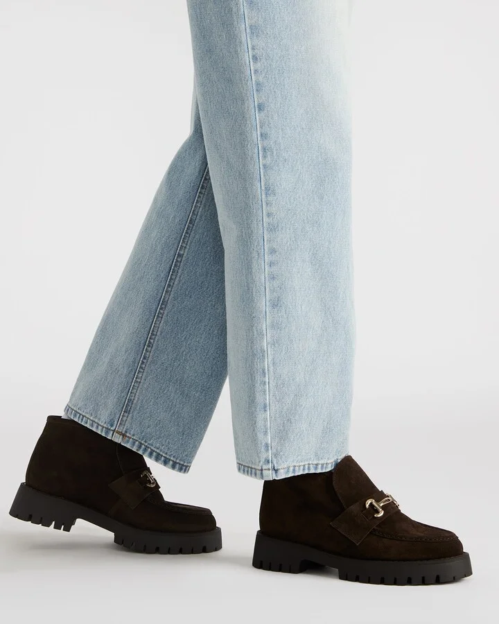 Leon Chocolate Brown Suede - Image 2