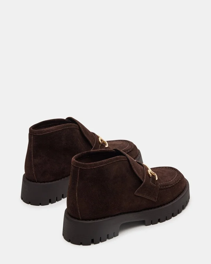 Leon Chocolate Brown Suede - Image 6