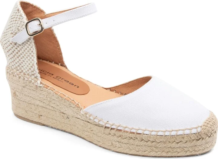 Leon Espadrille Lace-Up Wedge