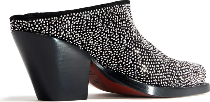 Leon Rock 85mm suede mules - Image 3
