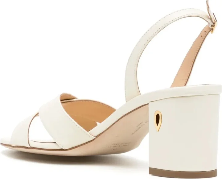 Leonardo 65mm leather sandals - Image 3