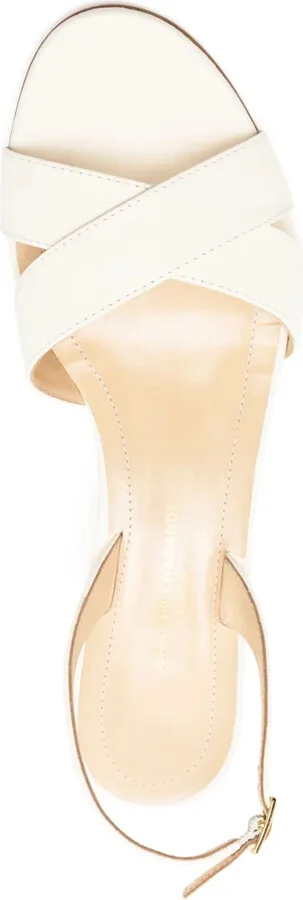 Leonardo 65mm leather sandals - Image 4