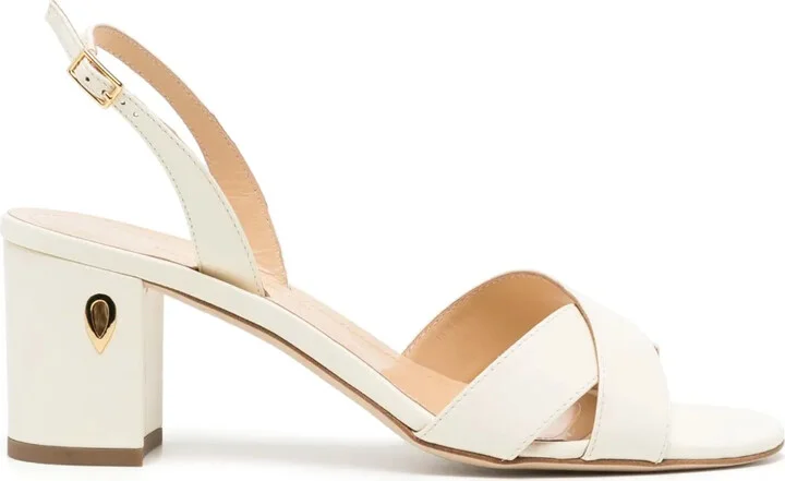 Leonardo 65mm leather sandals