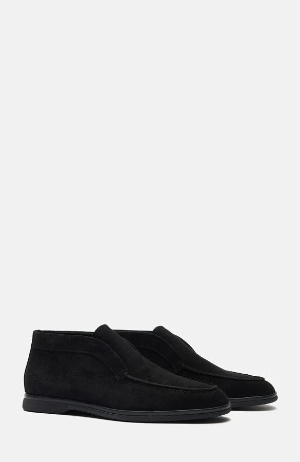 Black - Suede Leather