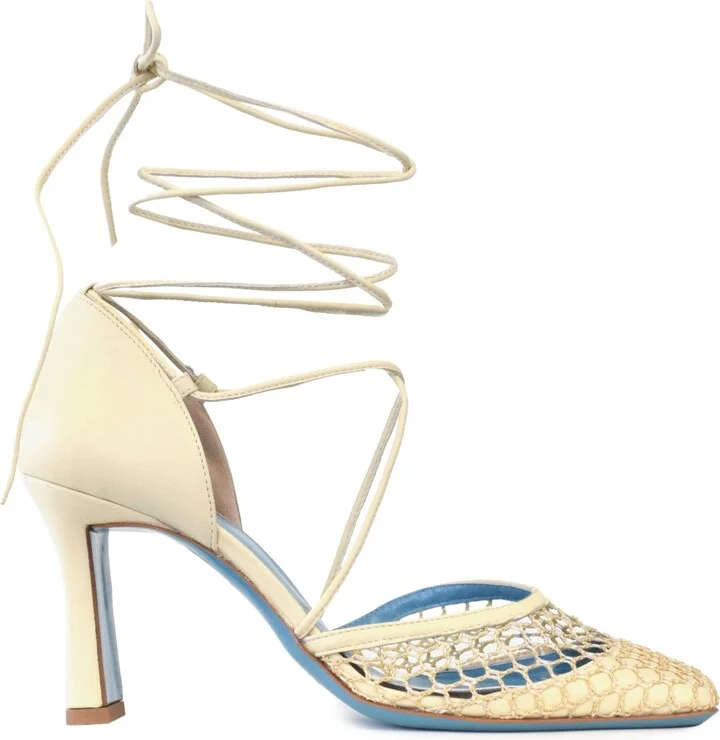 Leone Crochet Wrap Tie Pump - Image 2
