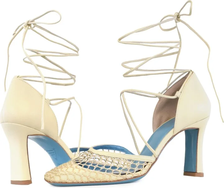 Leone Crochet Wrap Tie Pump - Image 5