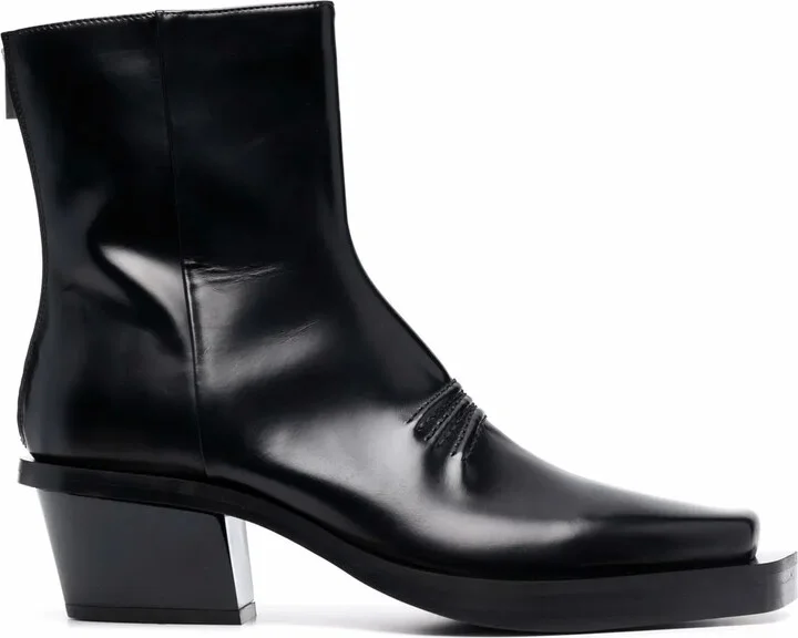 Leone leather ankle boots