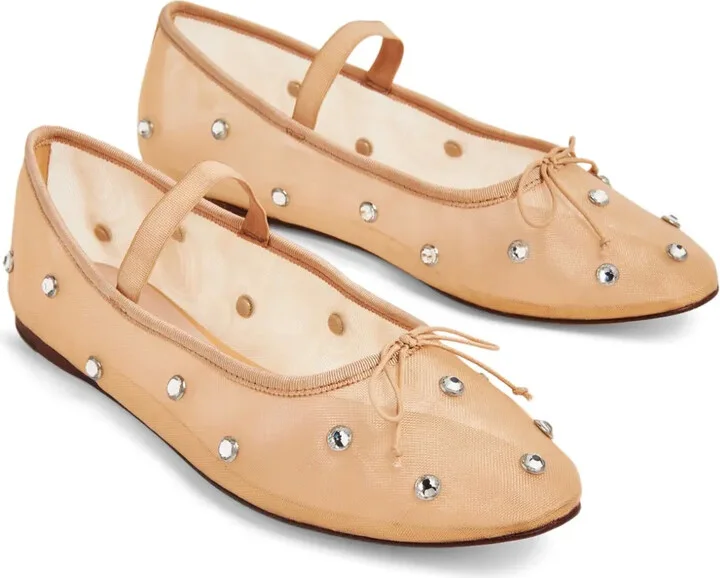 Leonie crystal-embellished ballerina shoes - Image 4