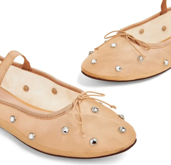 Leonie crystal-embellished ballerina shoes - Image 5