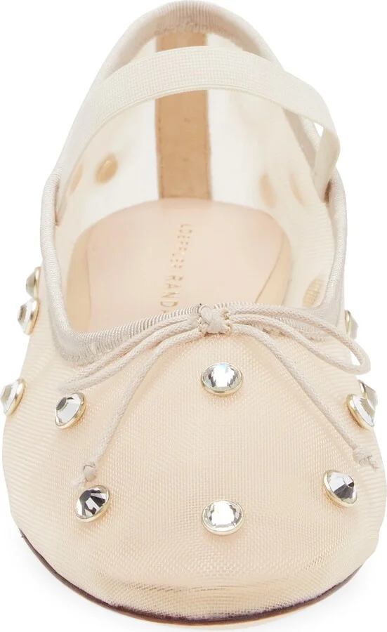 Leonie Crystal Embellished Ballet Flat - Image 4
