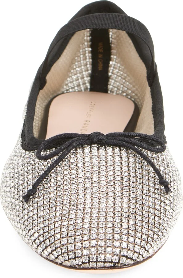 Leonie Crystal Mesh Mary Jane Flat - Image 4
