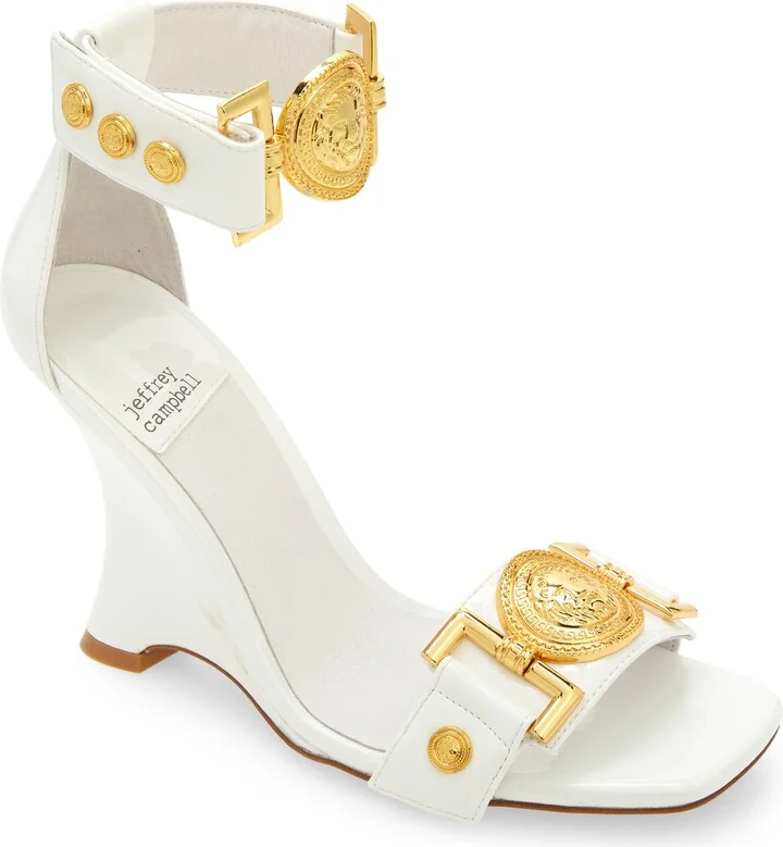 White Patent Gold