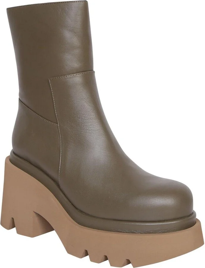 Leonor Round Toe Ankle Boots - Image 2