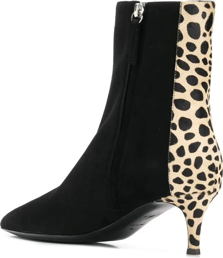 Leopard Ankle Boots - Image 3