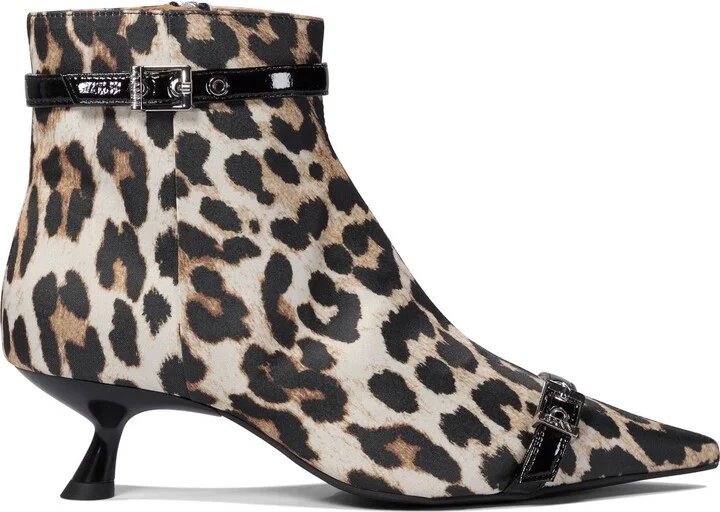 Leopard Ankle Boots