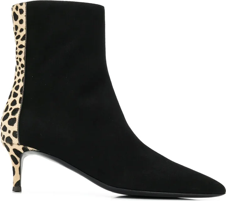 Leopard Ankle Boots