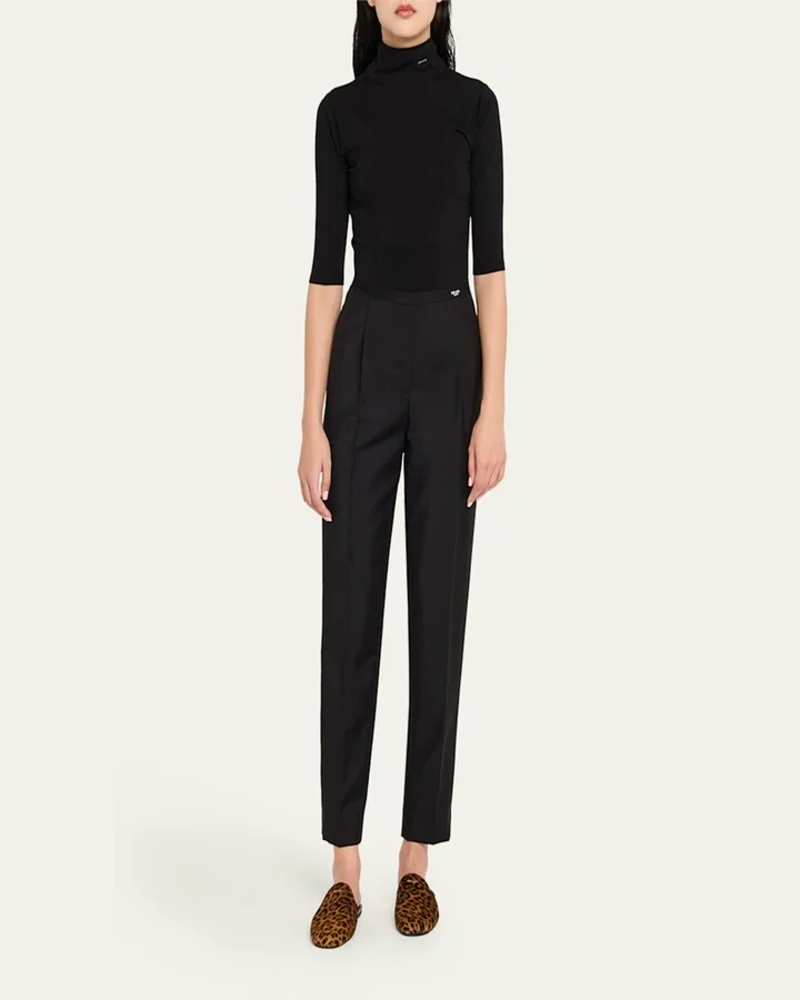 Leopard Calf Hair Flat Mules - Image 5
