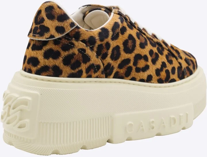 Leopard Leather Nexus Platform Sneakers - Image 3