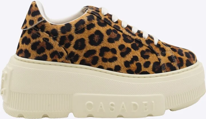 Leopard Leather Nexus Platform Sneakers
